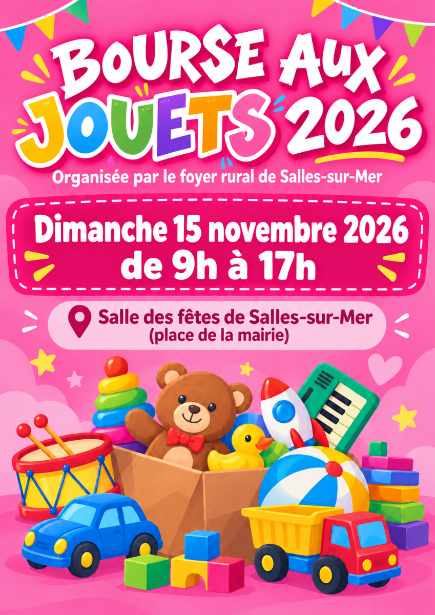 Bourse aux jouets 2026